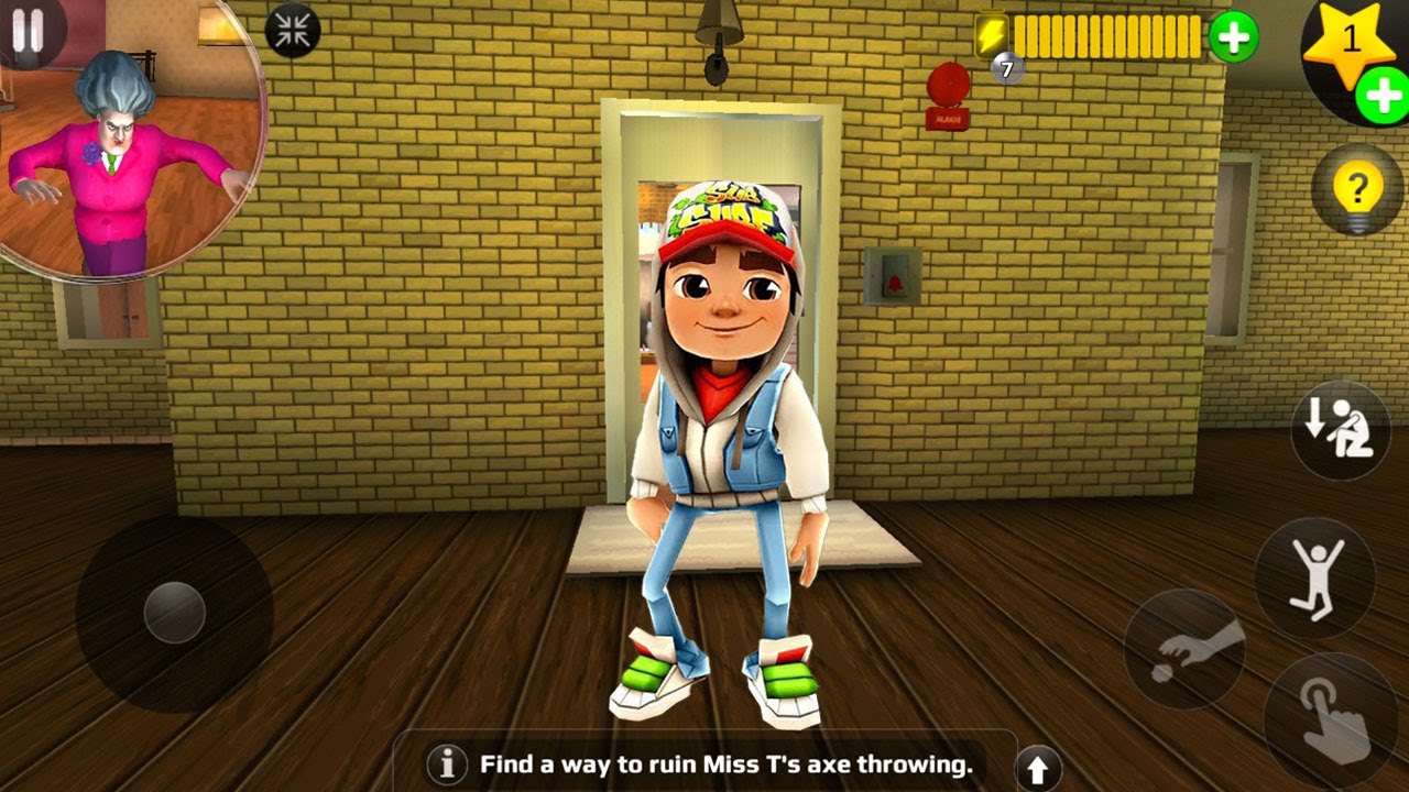 Scary Teacher 3D - New Update New Levels Miss T Troll Jake Subway Surfers (Android,iOS)