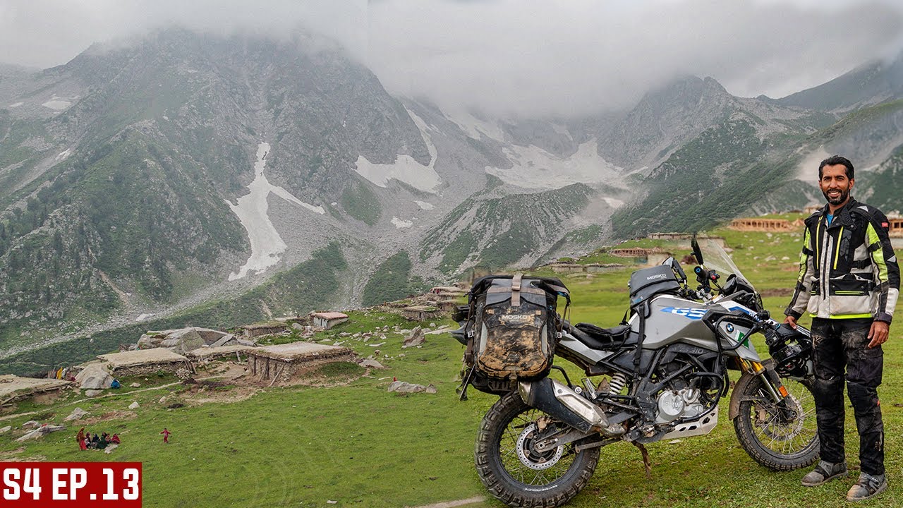 DANGEROUS ROAD TO THIS HIDDEN BEAUTIFUL VILLAGE S04 EP. 13 | KASHMIR MOTORCYCLE TOUR