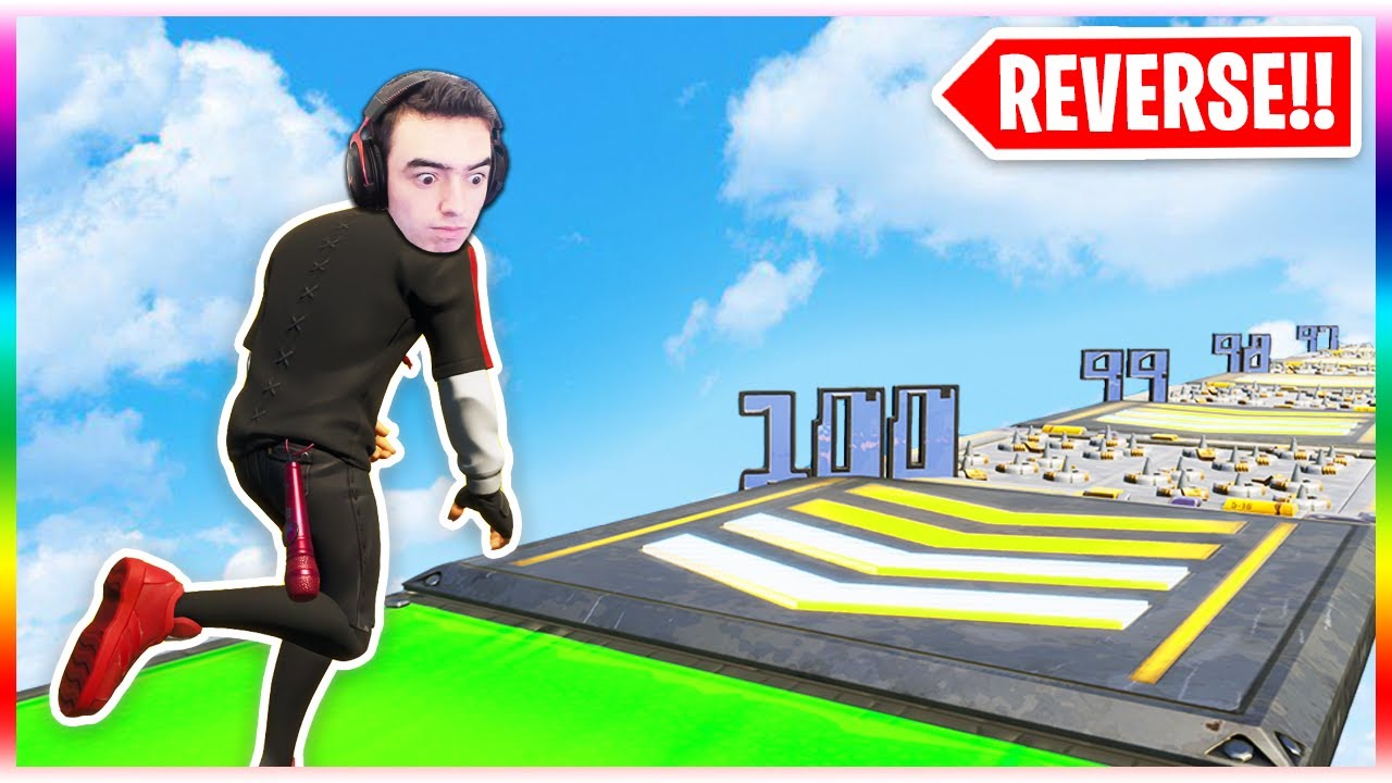 Fortnite... но ОБРАТНО!! (творческий режим Fortnite)