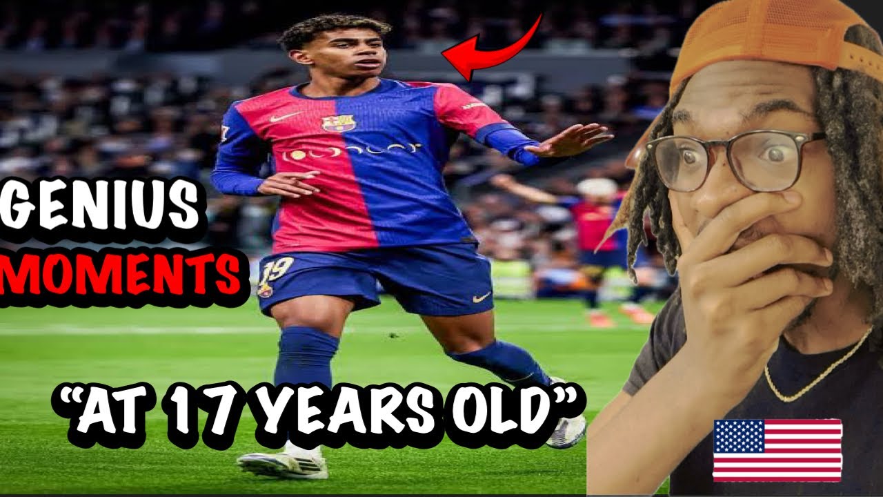 ЛАМИН ЯМАЛ &mdash; КИД ФЛЭШ футбола ⚡ &mdash; Американец реагирует на самую юную суперзвезду &laquo;Барселоны&raquo;
