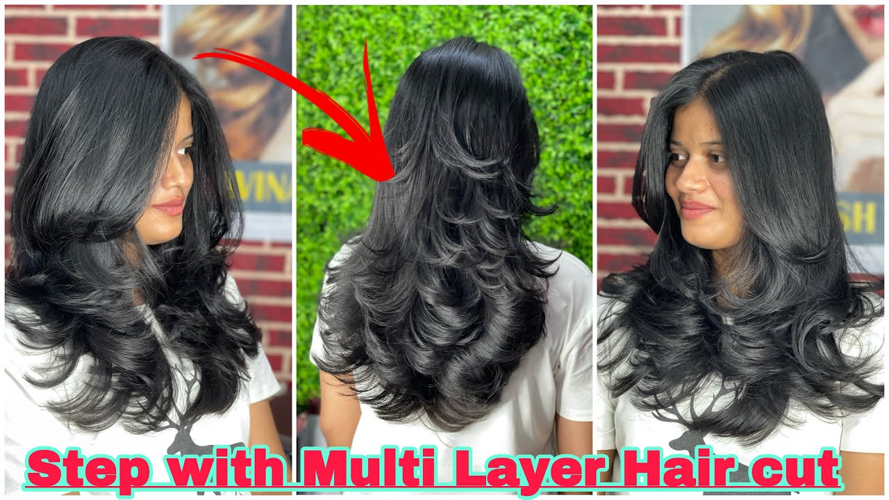 How to: Step with Multi Layer Hair cut/for beginners/easy way/step by step/tutorial/step cutting
