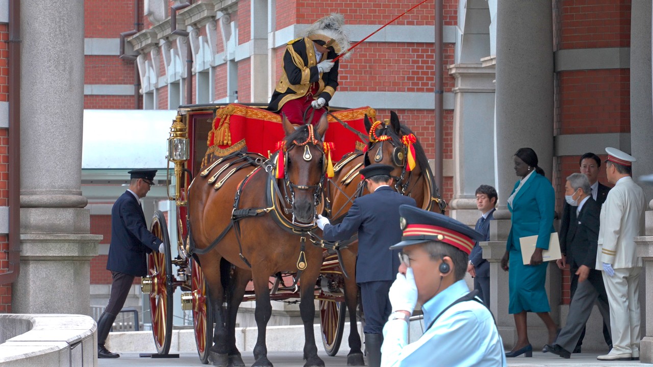 TOKYO: Carriage Procession for Presentation of Credentials - Costa Rica & South Sudan | Japan
