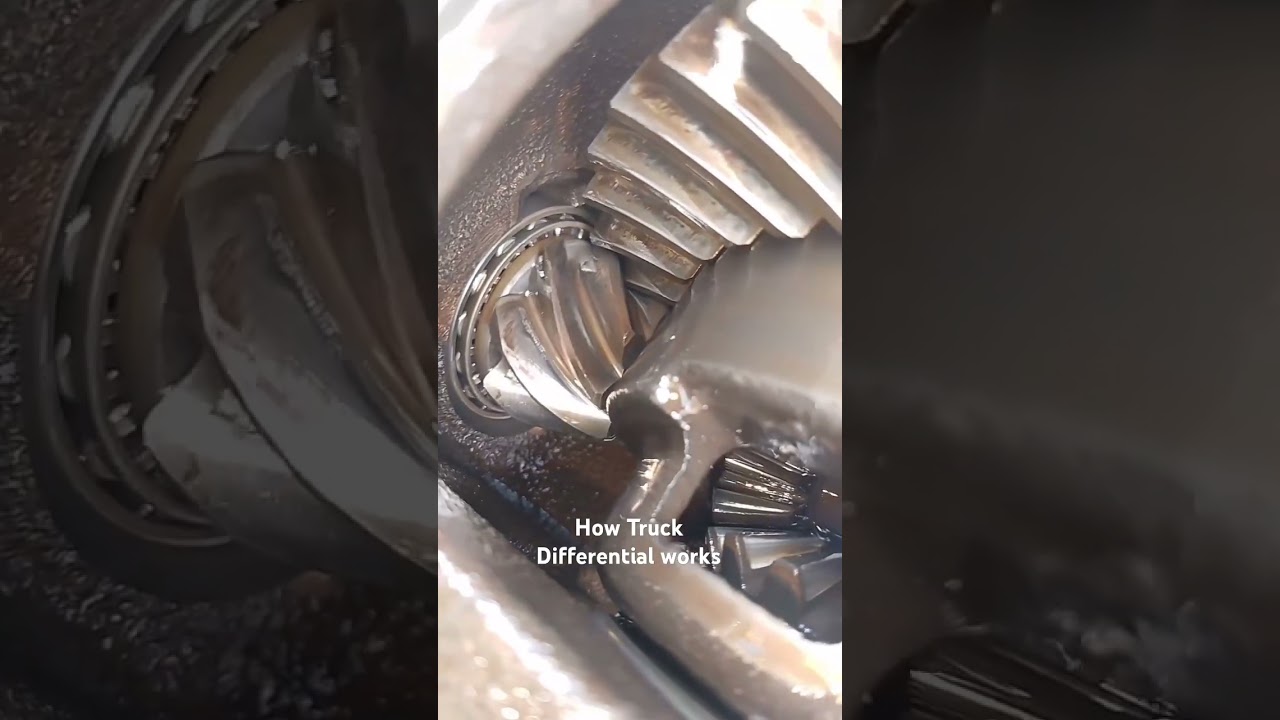 how car Differential works. pinion gear and Ring Gear function