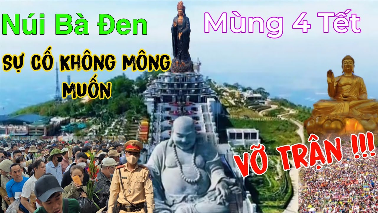 Biển Người Đứng Hình Khi Sự Cố Xảy Ra Vào Mùng 4 Tết Tại Núi Bà Đen Tây Ninh 