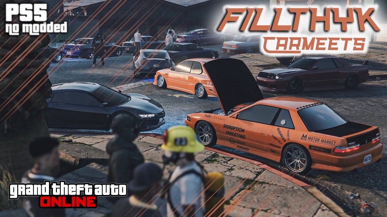 🔴LIVE GTA 5 Online Carmeet Clean cars No modded Park n' chill | takeover | cut ups cruise JOIN UP