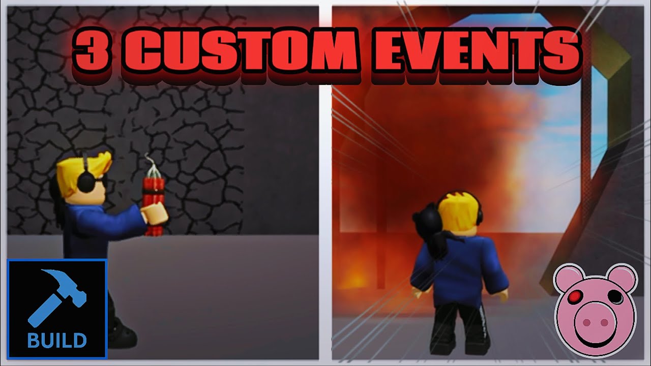 3 CUSTOM EVENTS for YOUR maps! (Piggy Build Mode)