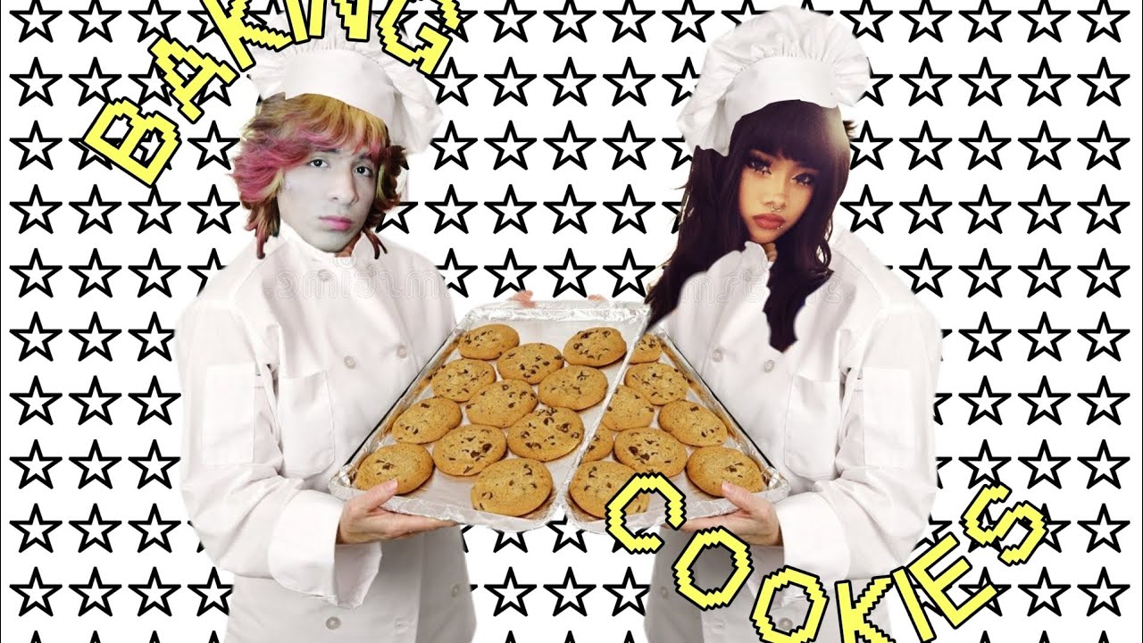 BAKING MATCHA COOKIES W/ OHRISTINE !!! 