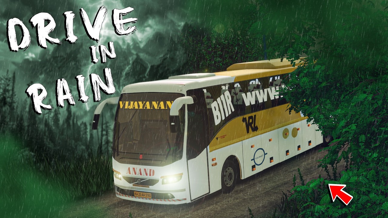 LUXURY VIJAYANAND BUS VS DANGEROUS ROADS 😱