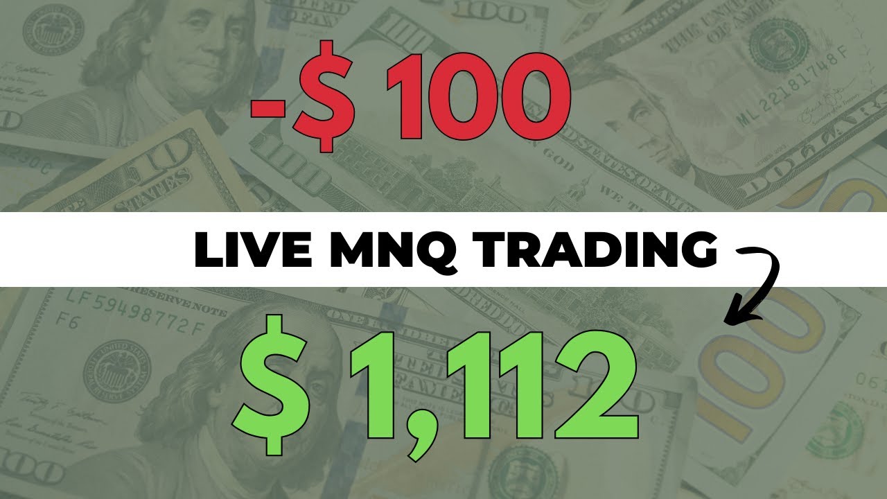 $1112 Profit in 2 Minutes: Live MNQ Futures Trading on NinjaTrader