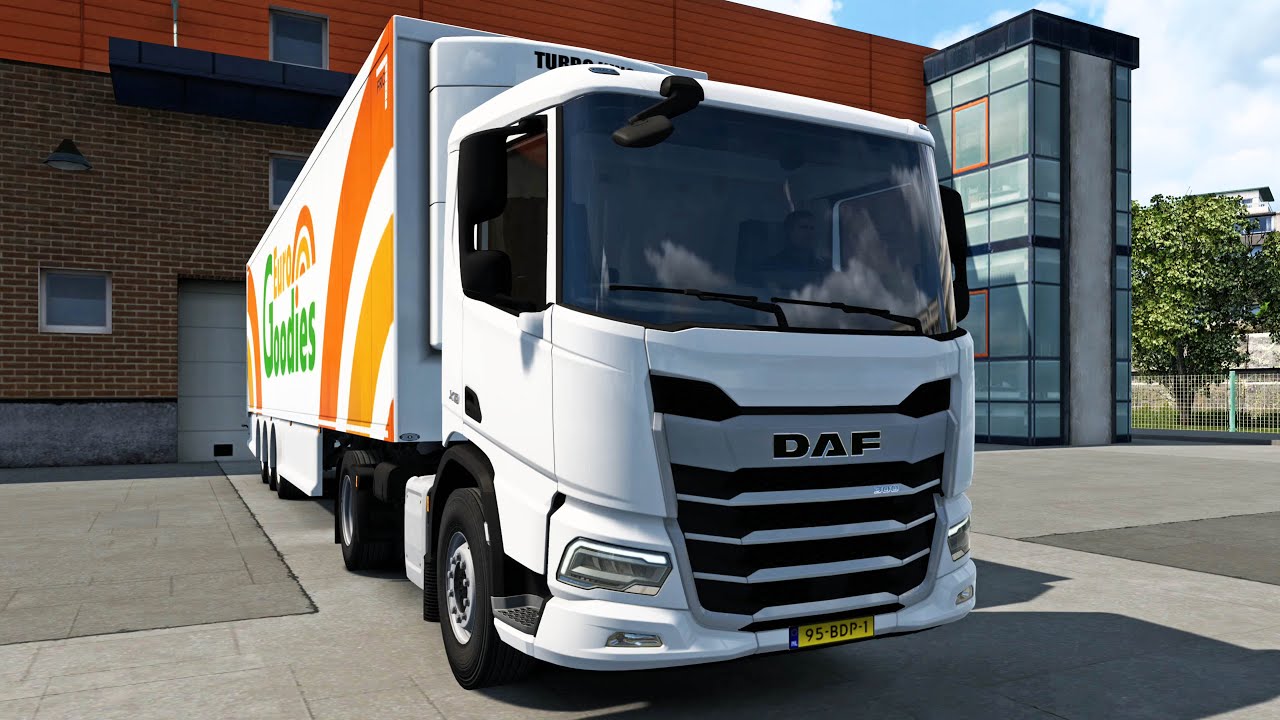 Euro Truck Simulator 2 - DAF XD (Day Cab) - Gameplay (PC UHD) [4K60FPS]