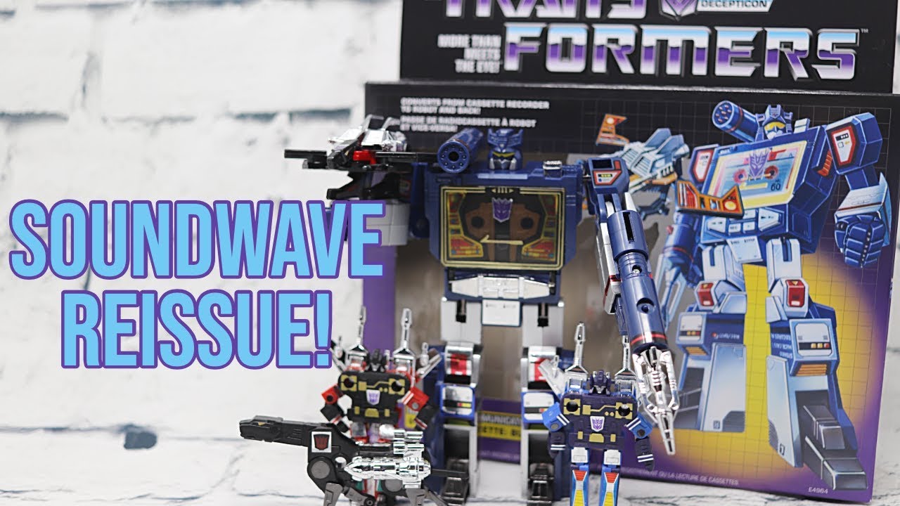 Transformers G1 Walmart Reissue Soundwave - Unboxing & Review!