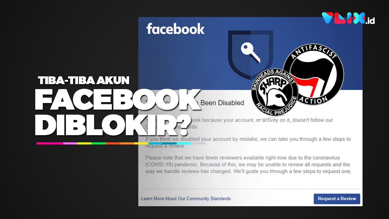 Facebook Tiba-tiba Blokir Ratusan Akun, Terkait Antifa?? Skinhead?? SHARP??