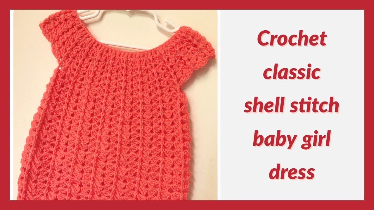 Crochet 1 to 2 year old baby girl dress(all sizes) - tamil version