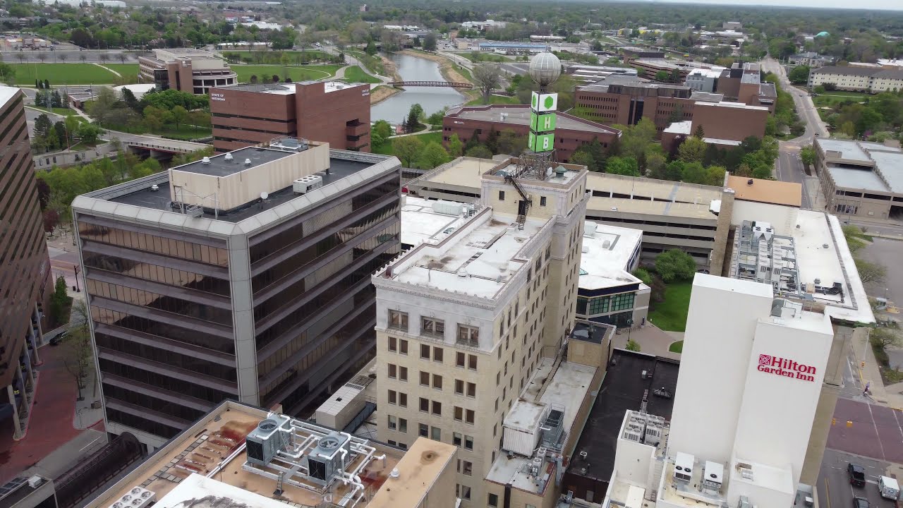 4K Drone Footage - Flint Michigan