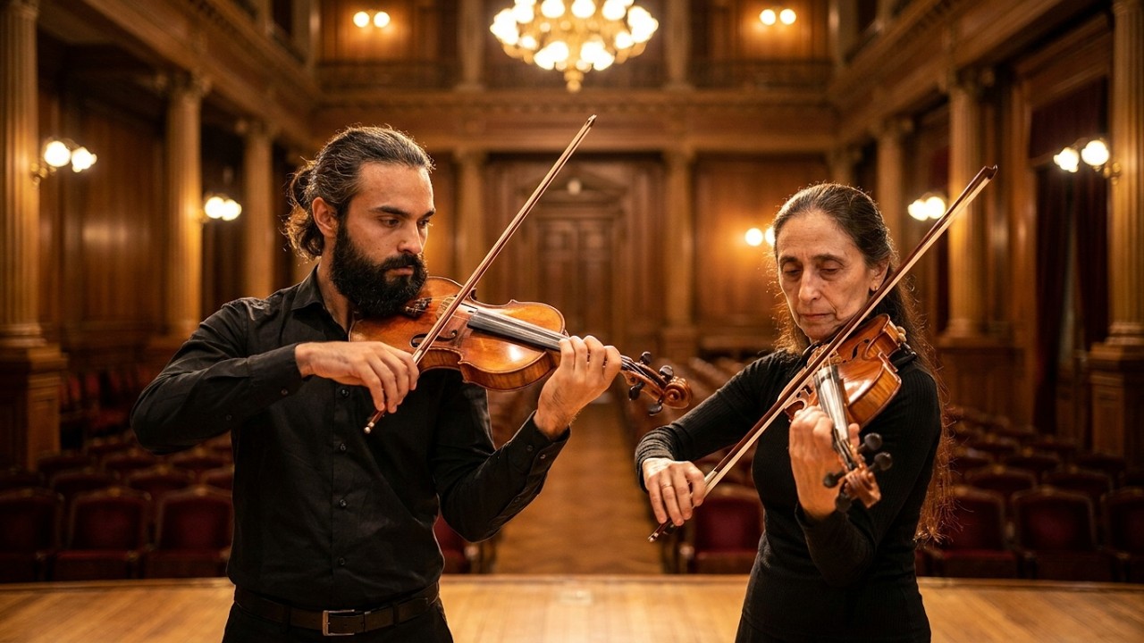 “Concierto del Dúo de violines LG”