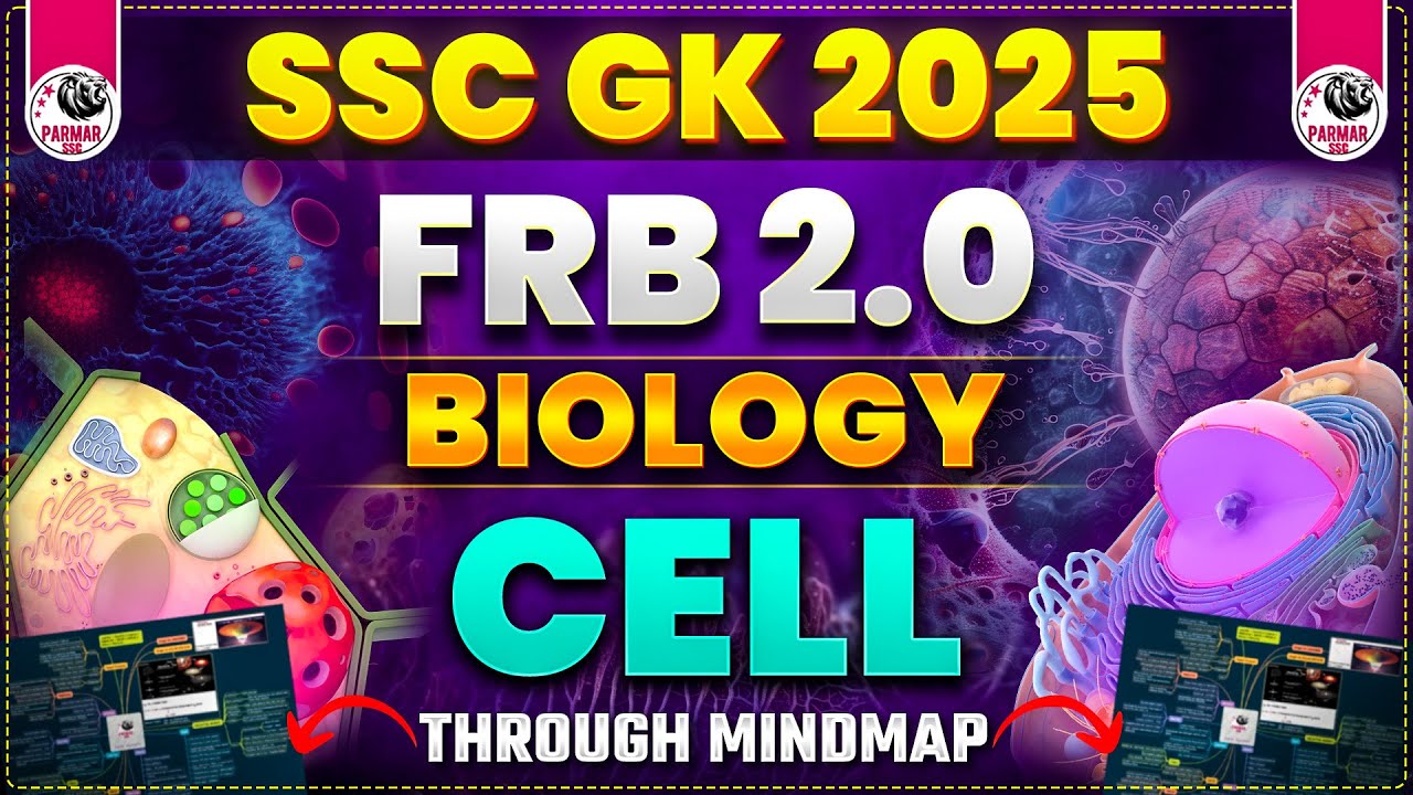SCIENCE FOR SSC CGL 2025 | BIOLOGY (CELL) | FRB2.0