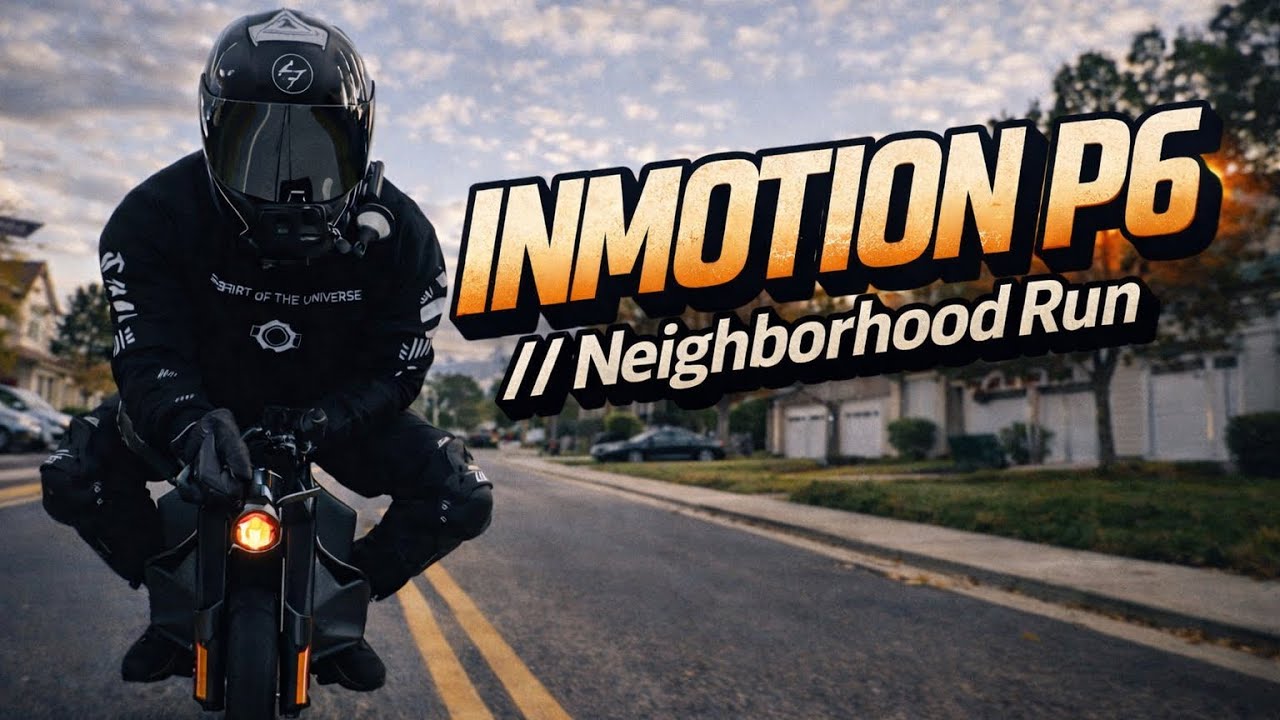 InMotion P6 Electric Unicycle - Neighborhood Run