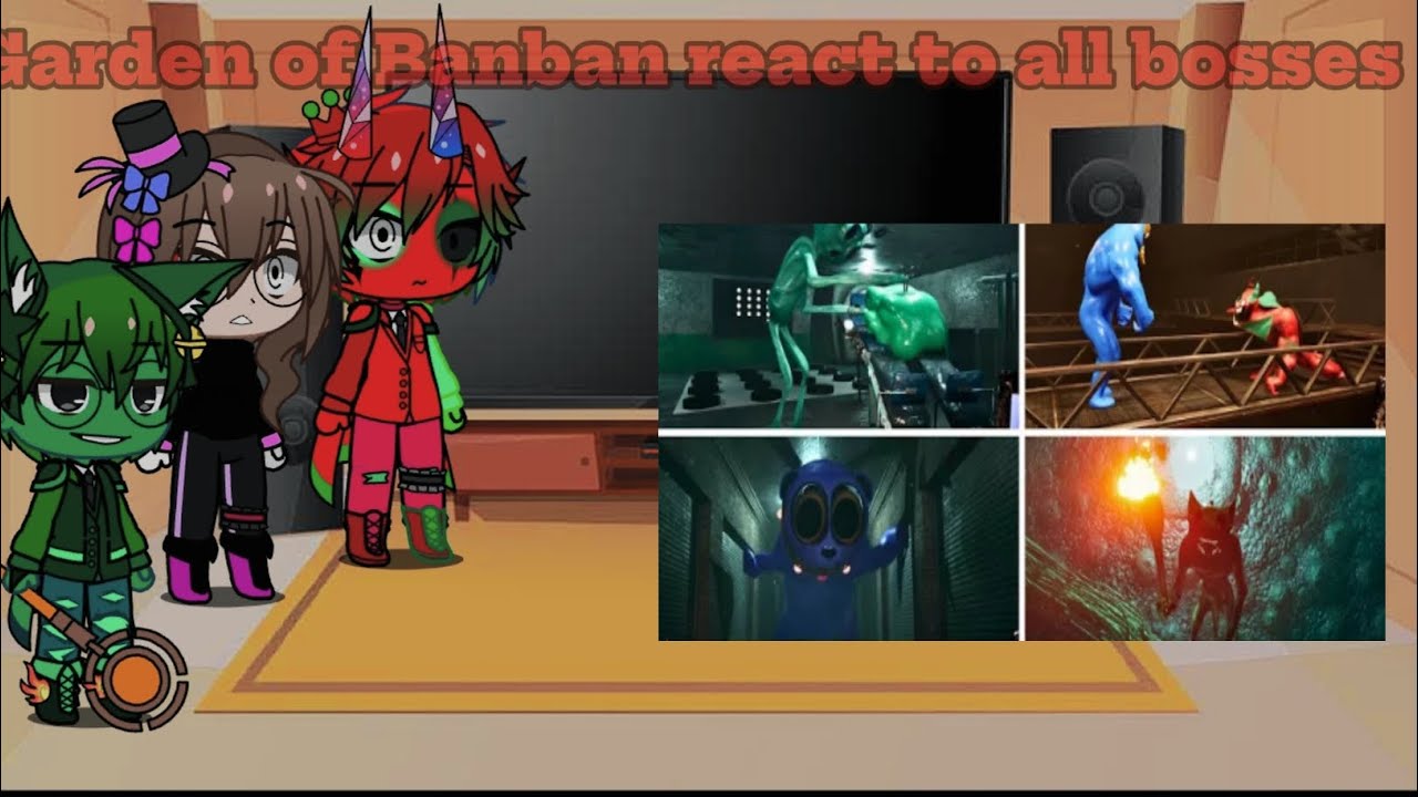 ★Garden of Banban react to GOBB 8 All bosses ★ᕙ⁠(⁠⇀⁠‸⁠↼⁠‶⁠)⁠ᕗ