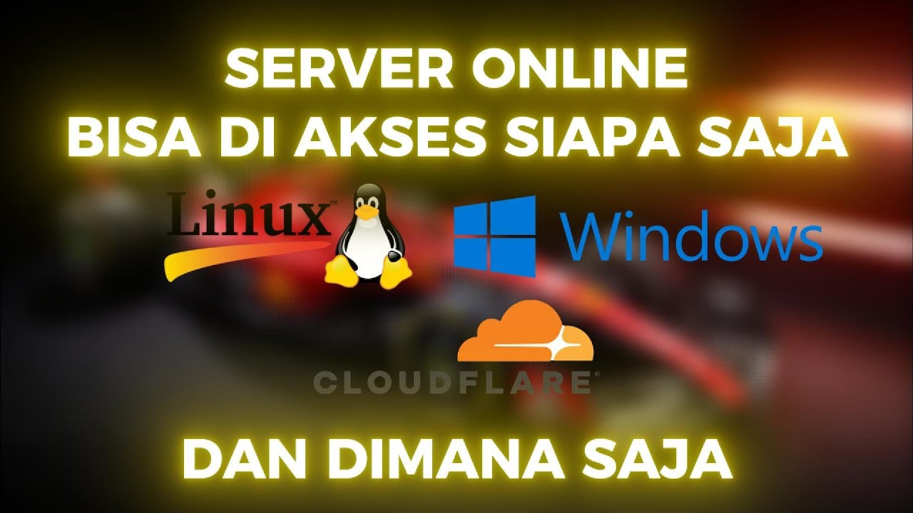 CARA MUDAH MENGONLINEKAN SERVER LOKAL JADI PUBLIK  | CARA KONEKSIKAN SERVER KE CLOUDFLARE
