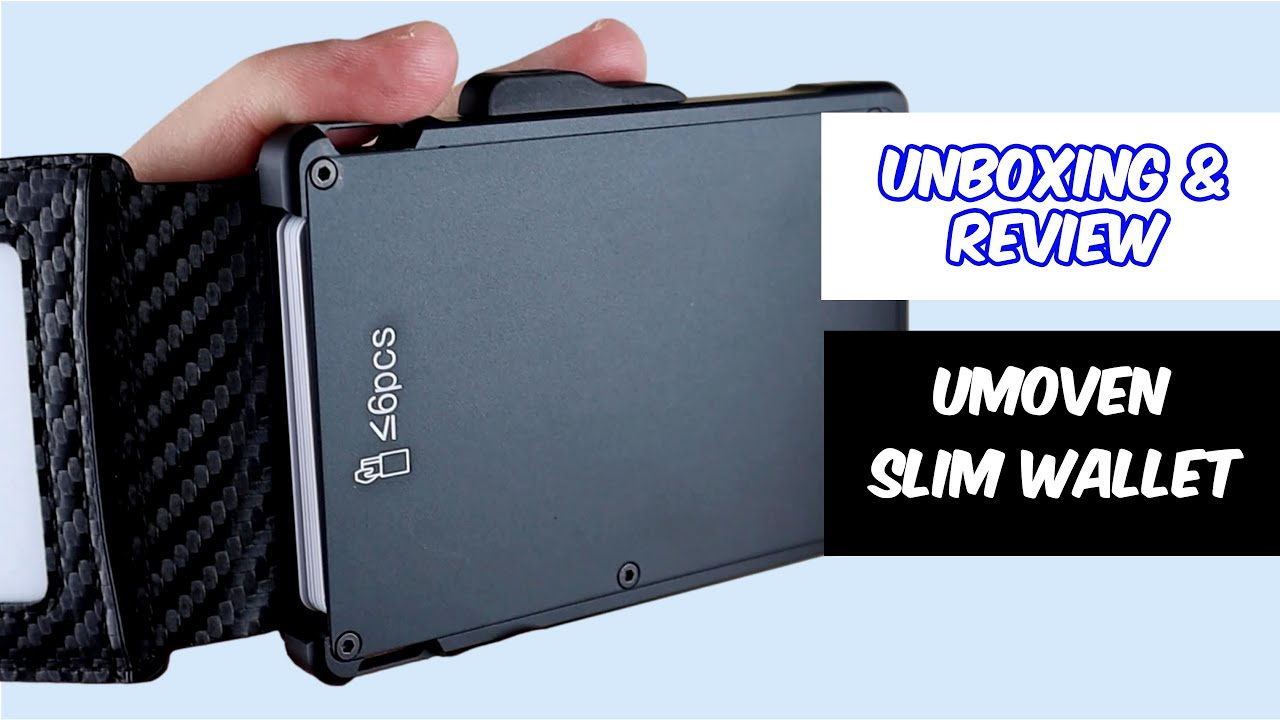 umoven Minimalist Wallet For Men - QUICK HIT!