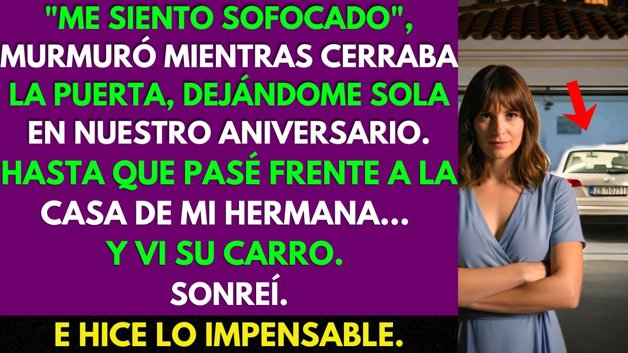 En Nuestro Aniversario Dijo “Necesito Tiempo”. Su Carro Estaba Frente A La Casa De Mi Hermana…