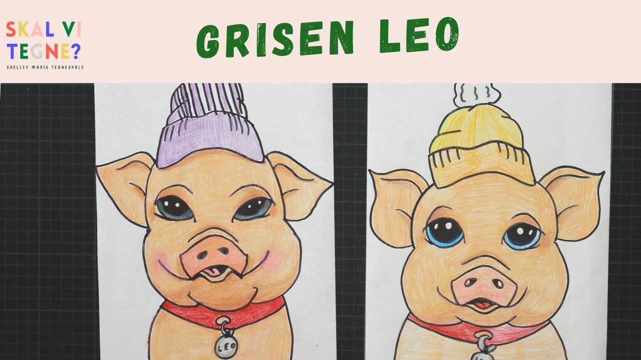 Skal vi tegne grisen Leo