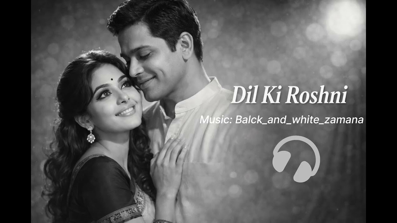 Dil ki roshni (old song) black and white zamana 