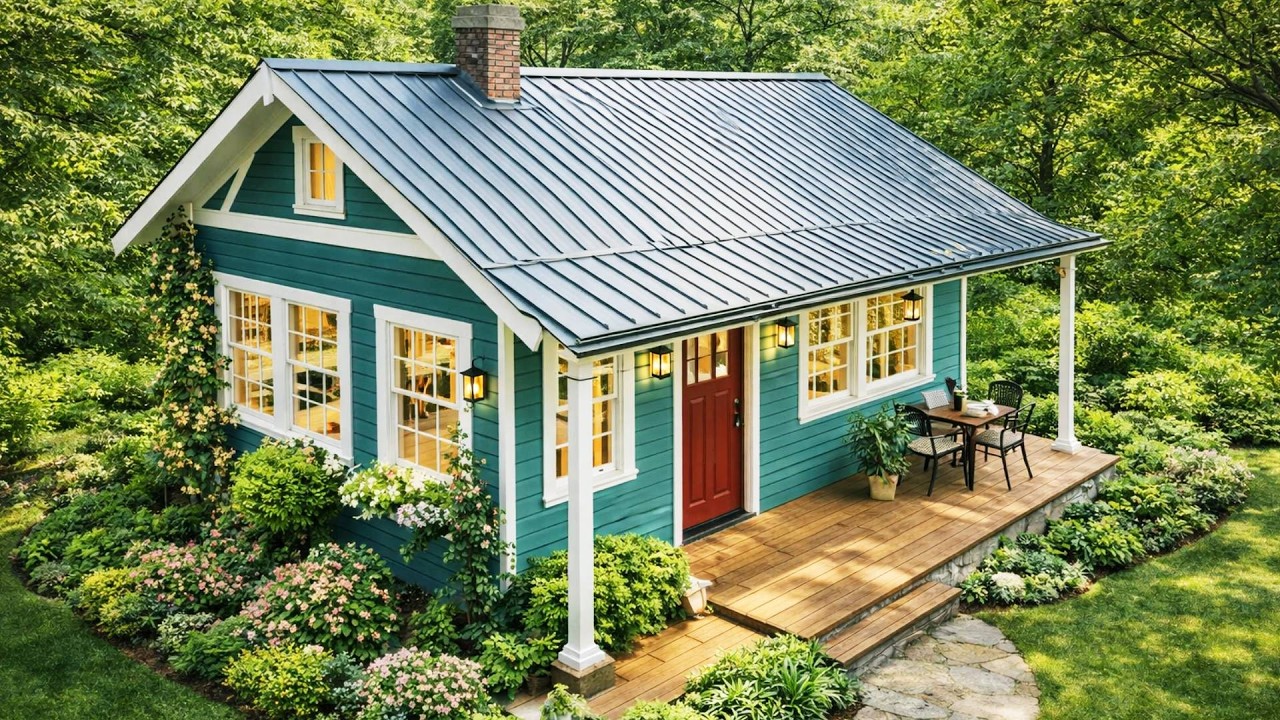 This Tiny Guesthouse Looks Like a Storybook (But It’s Modern & Clean)