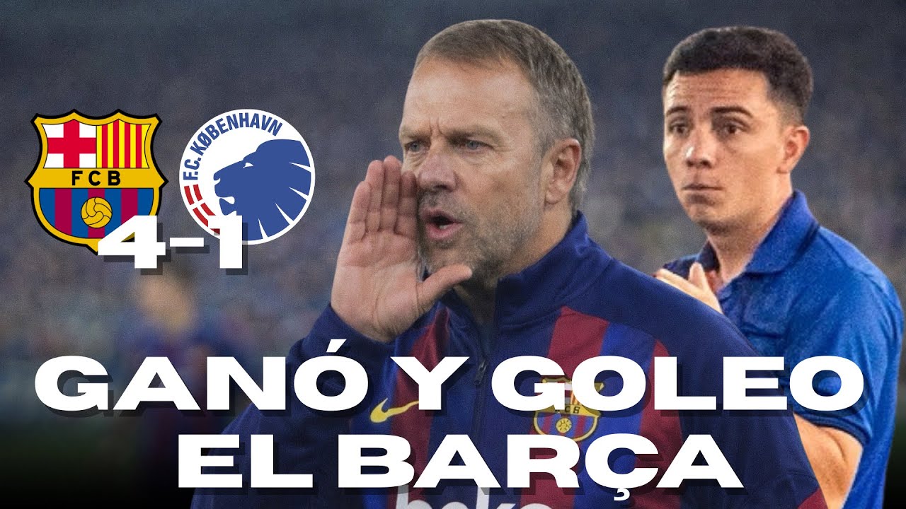 Así Gano y Goleó el Barça por Champions ⚽️🎯📊