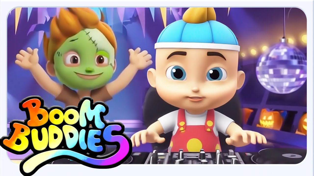 Хэллоуин Kaboochi веселая музыка и мультики видео для детей - Boom Buddies