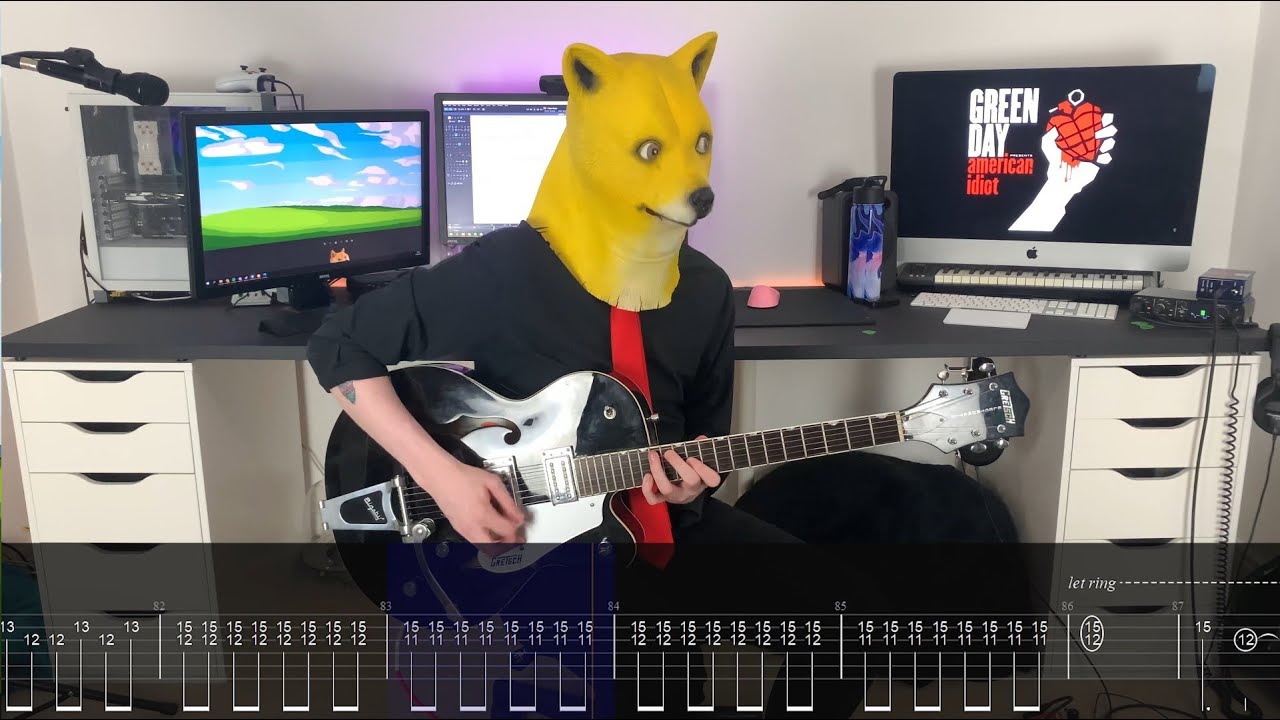 Green Day - Wake Me Up When September Ends (Guitar Cover w/ Screen Tabs)