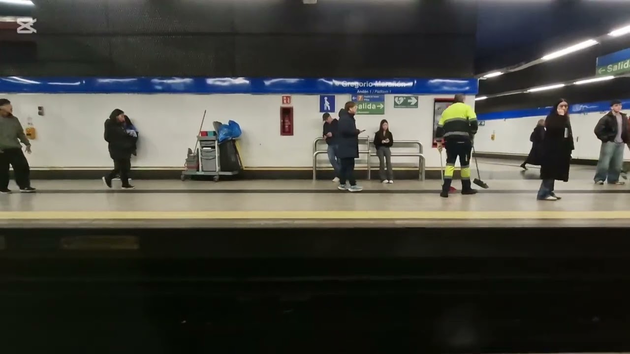  Metro de madrid  desde casa de campo hasta chamartin