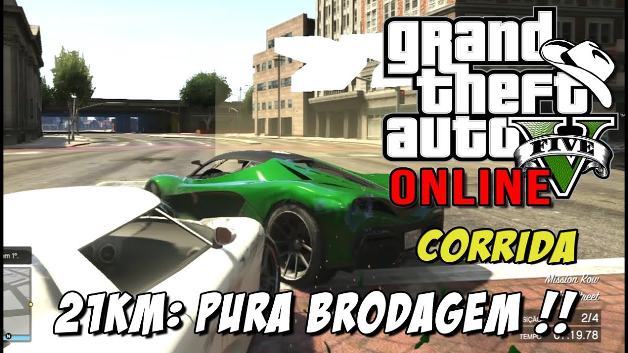GTA 5 Online - Corrida da BRODAGEM: 21 Km de pura . . . velocidade !
