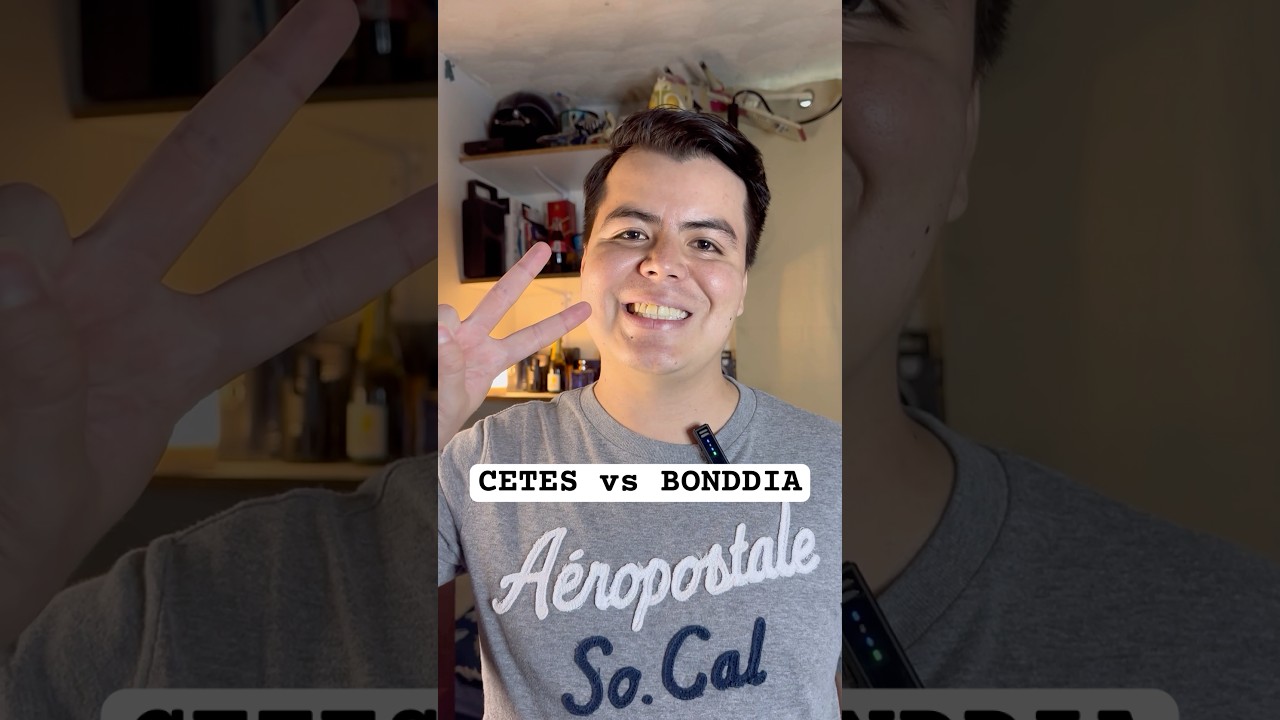 CETES vs BONDDIA #cetes #bonddia #inversion #educacion #ahorro