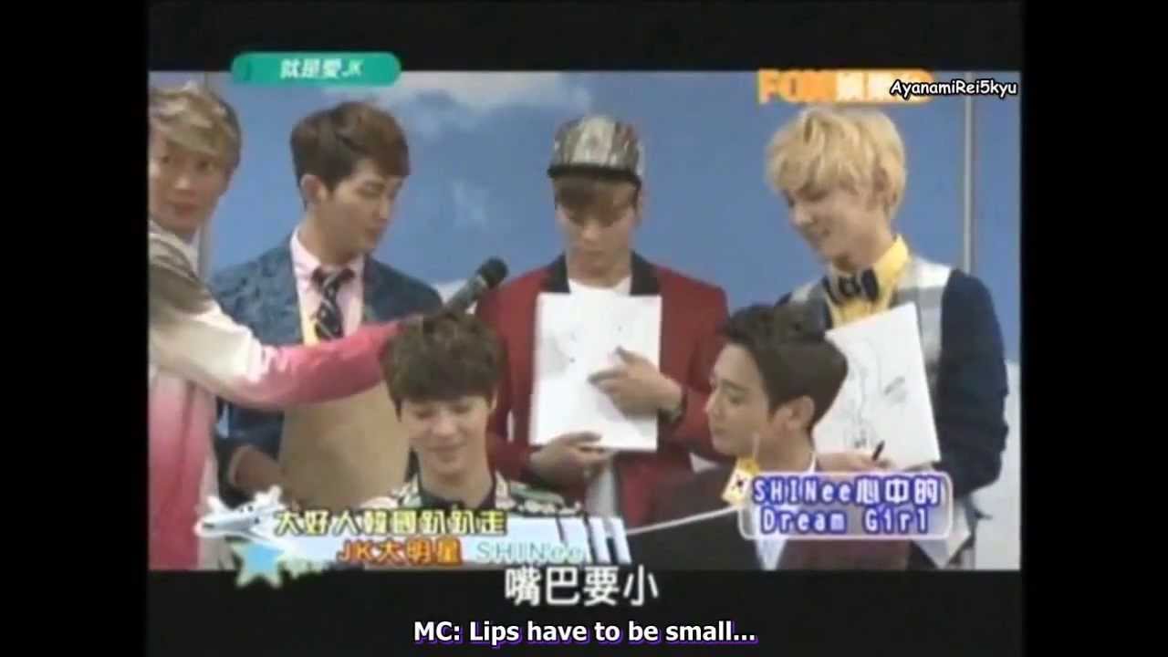 [Eng] SHINee drawing their dream girls