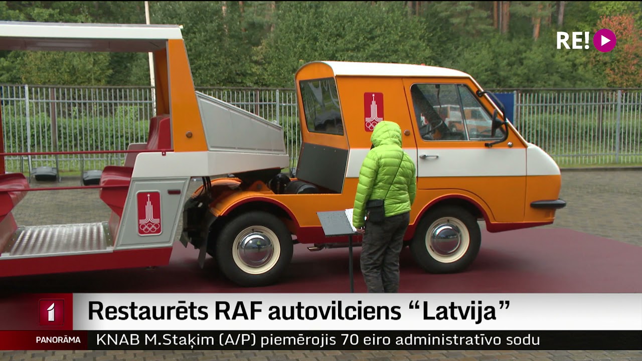 Restaurēts RAF autovilciens “Latvija”