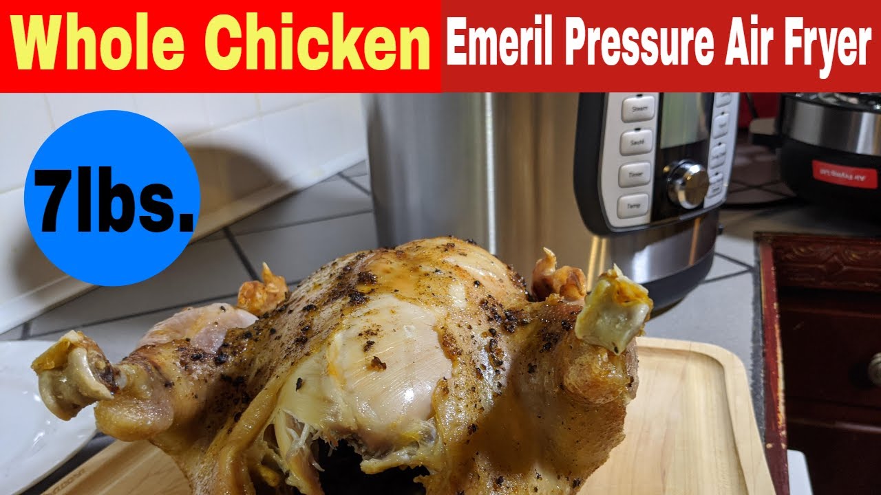 Рецепт целой курицы, приготовленной в аэрофритюрнице Emeril Lagasse