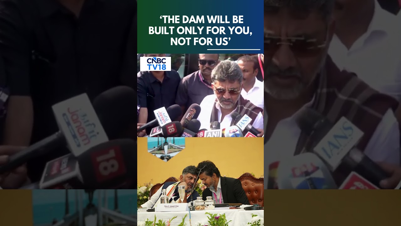 ZOBACZ: Sp&oacute;r o wodę w Mekedatu: DK Shivakumar składa ważną obietnicę stanowi Tamilnadu | CM Vijay...