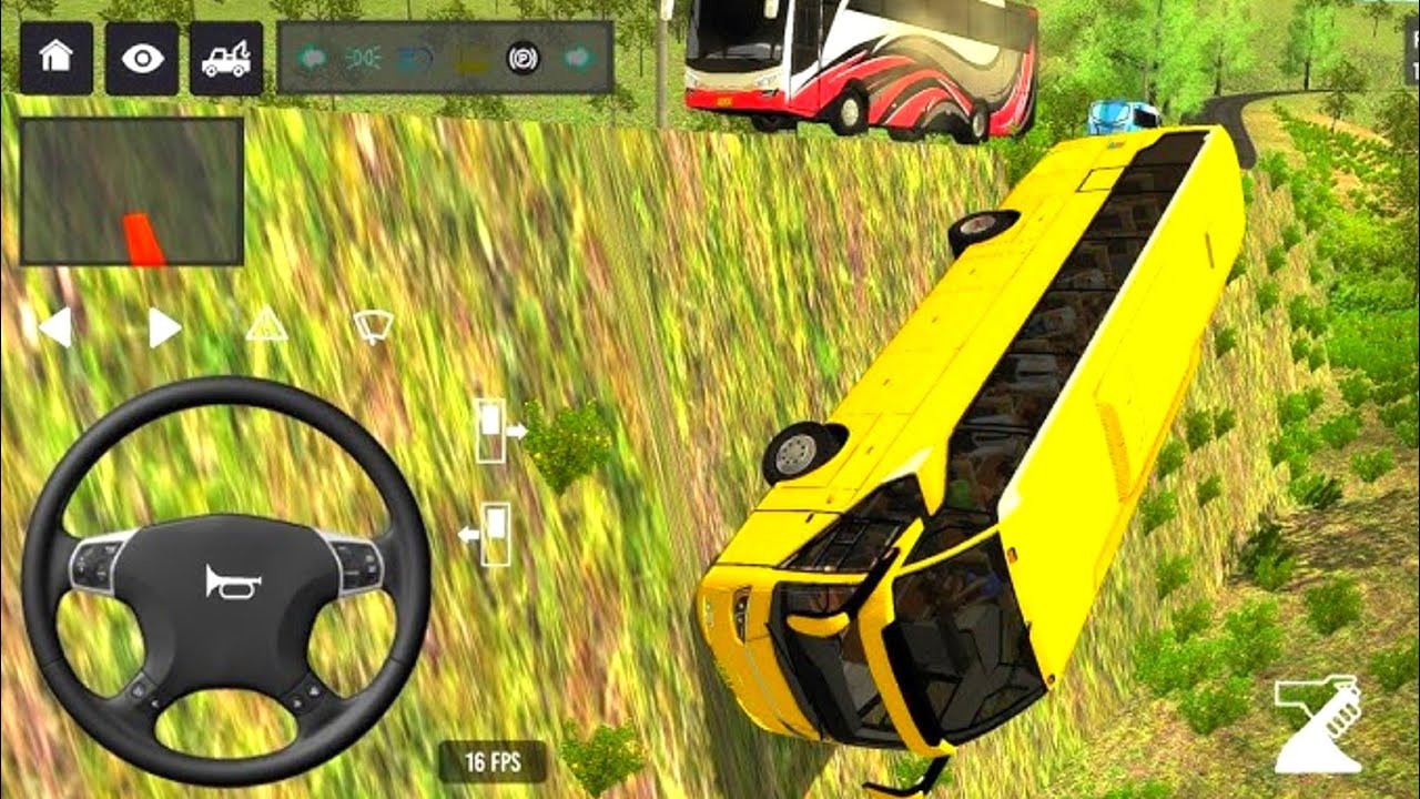 😰Bus Falling💥From🤷Mountain😱Extreme Crash Bus Simulator Ultimate