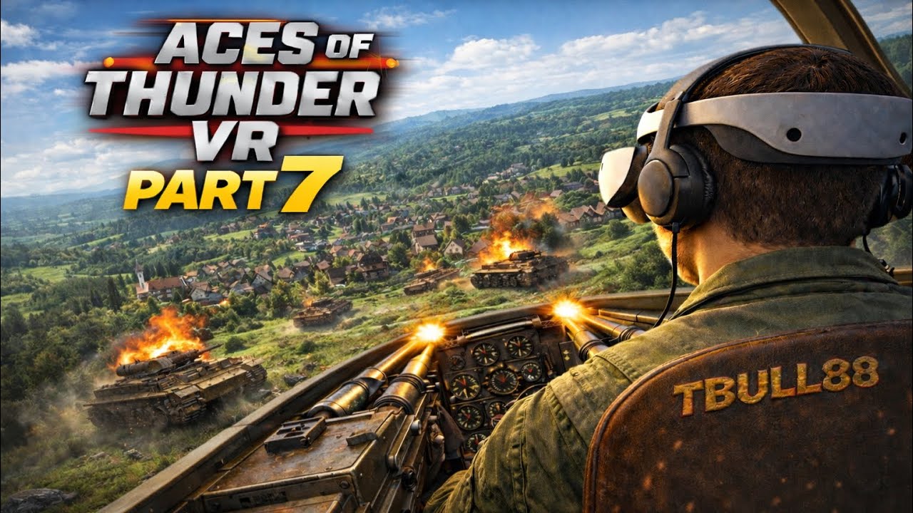Aces of Thunder  - Lets Fly Part 7 - Livestream - Killbull VR - Deutsch