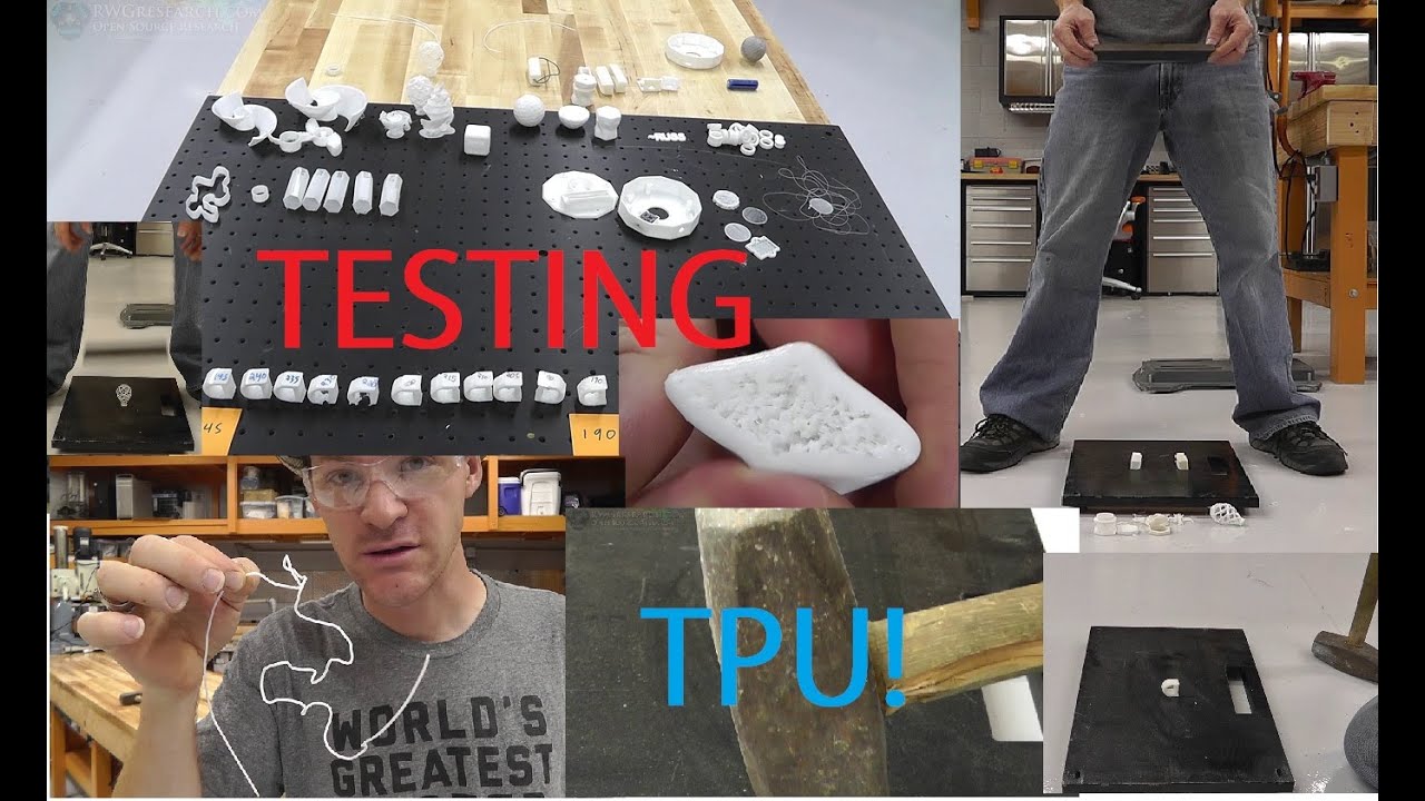 TPU Extensive Torture / Strength Testing & Temperature Tests. Smash stuff! non Scientific Testing