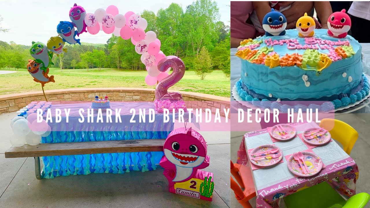 Baby Shark 2nd Birthday Party Theme | Decor Haul & Party Reveal