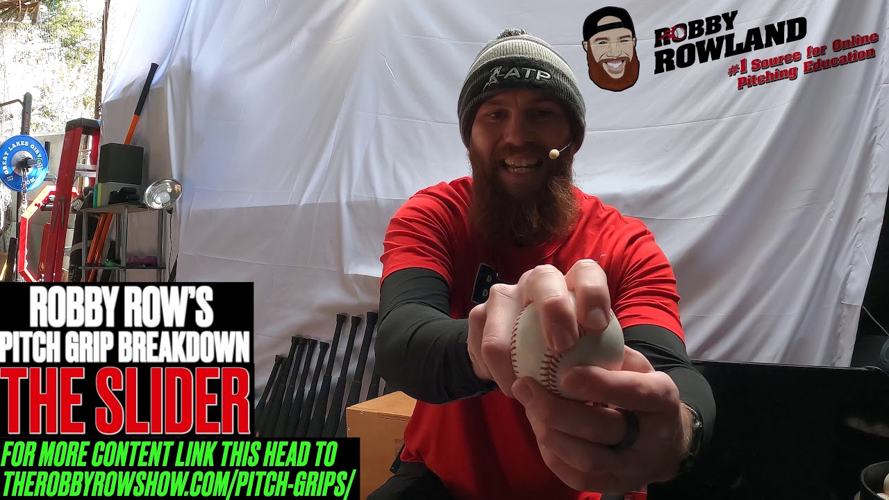 How I Throw My SLIDER | Robby Row's Pitch Grip Breakdowns