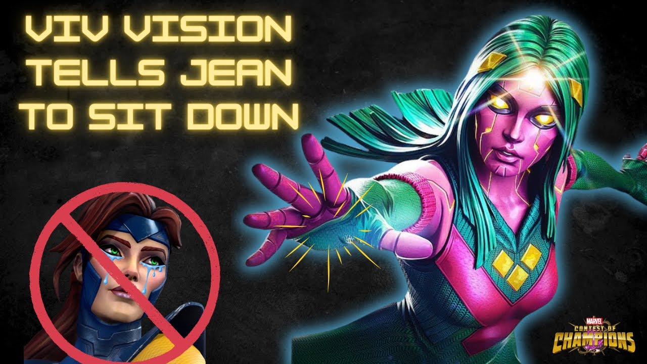Viv Vision vs Jean Grey - AW - war boss - mcoc