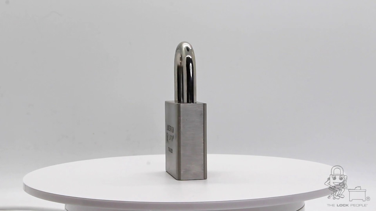 American Lock A5400 Solid Stainless Steel Padlock