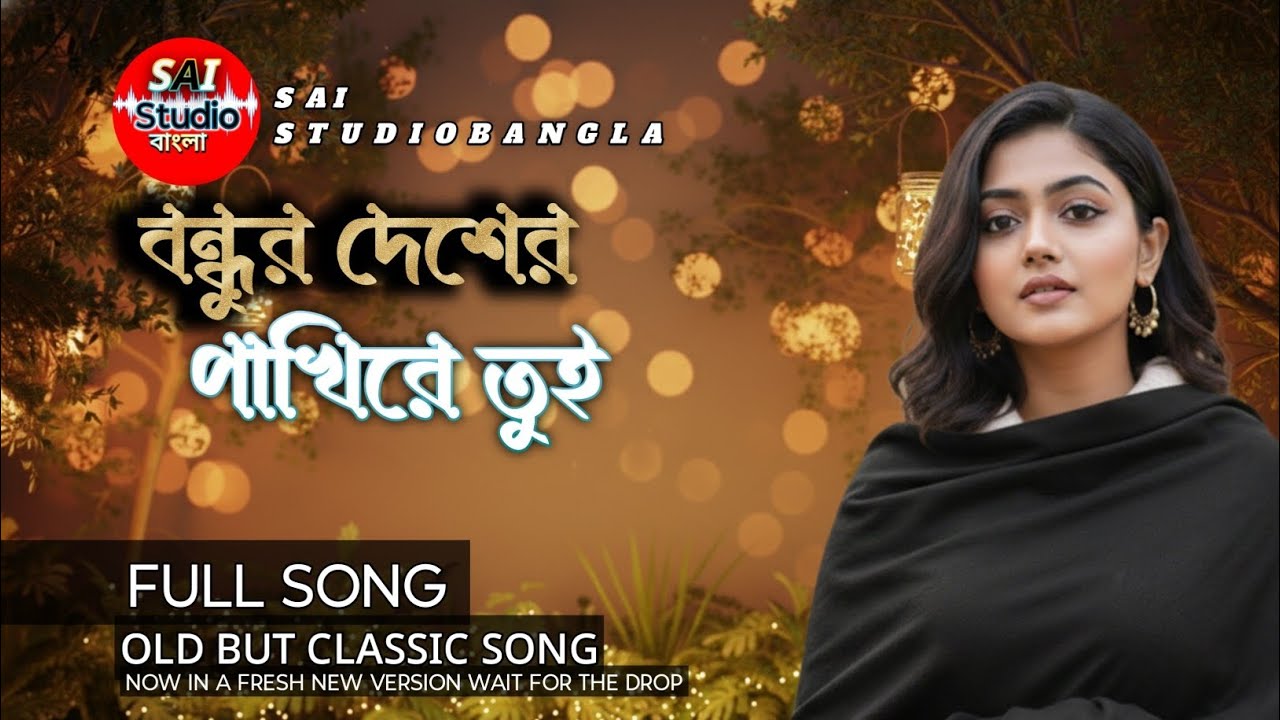 বন্ধুর দেশের পাখি রে তুই | Bondhur Desher Pakhi Re Tui | Viral TikTok Song | SAI Studio Bangla | New