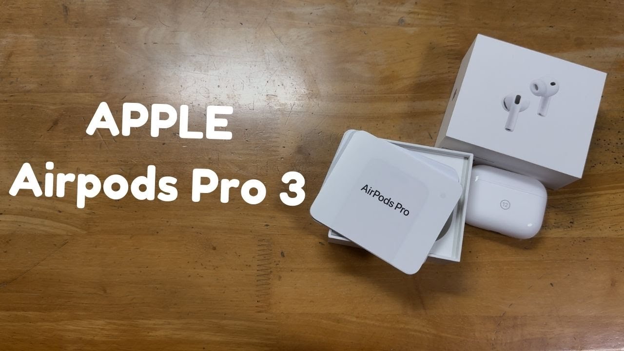 4K unboxing: Apple AirPods Pro 3