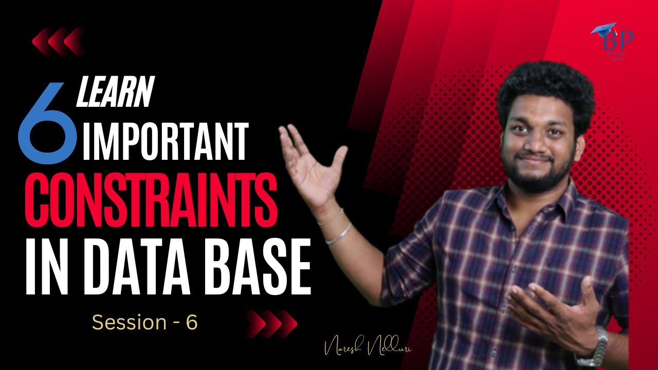Session-6 Constraints ||SQL tutorial by Naresh||#sql #technology #engineering #software #database