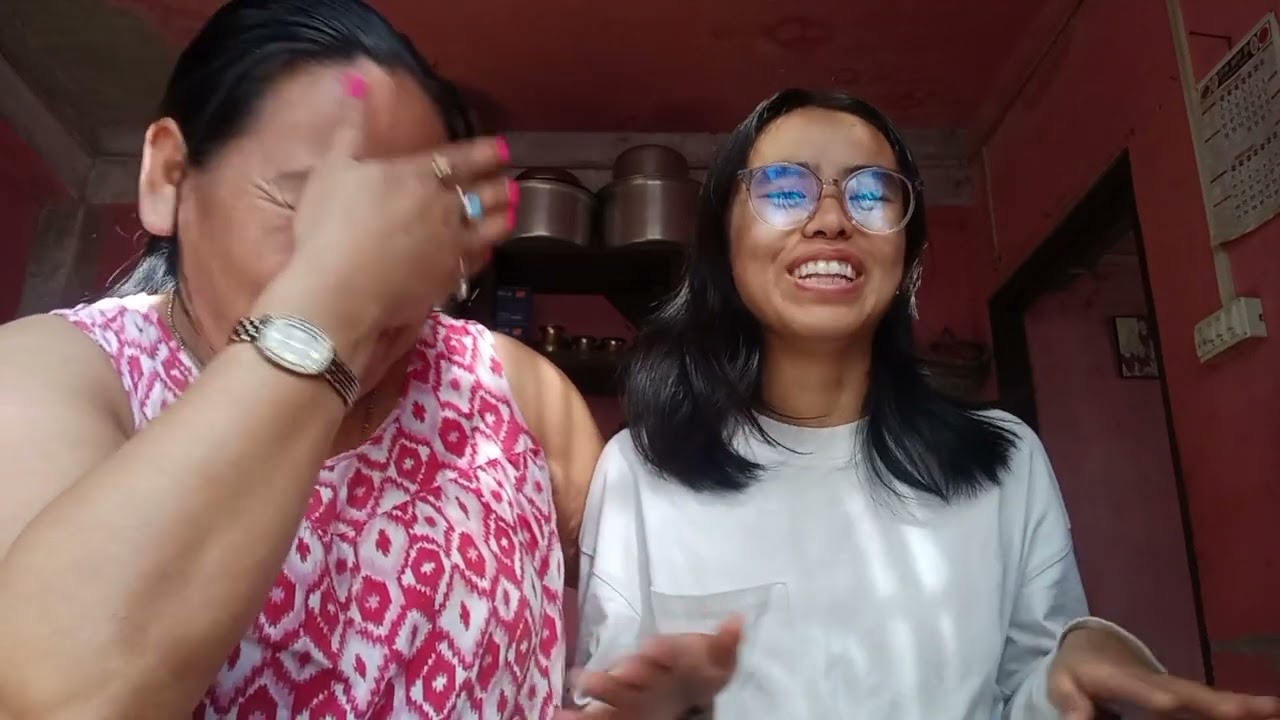 My mother's reaction to my fake routine😆| Ashika Pakhrin 🫰🏻