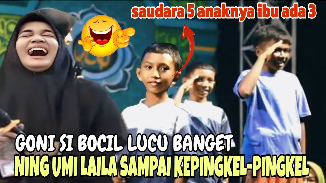 GONI SI BOCIL LUCU BANGET NING UMI LAILA SAMPAI KEPINGKEL-PINGKEL 🤣//CERAMAH NING UMI LAILA TERBARU 